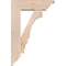 Ekena Millwork Balboa Traditional Smooth Bracket w/ Offset Brace, Douglas Fir, 5 1/2"W x 16"D x 24"H BKT0604X16X24BOA01SDF - alternate 3